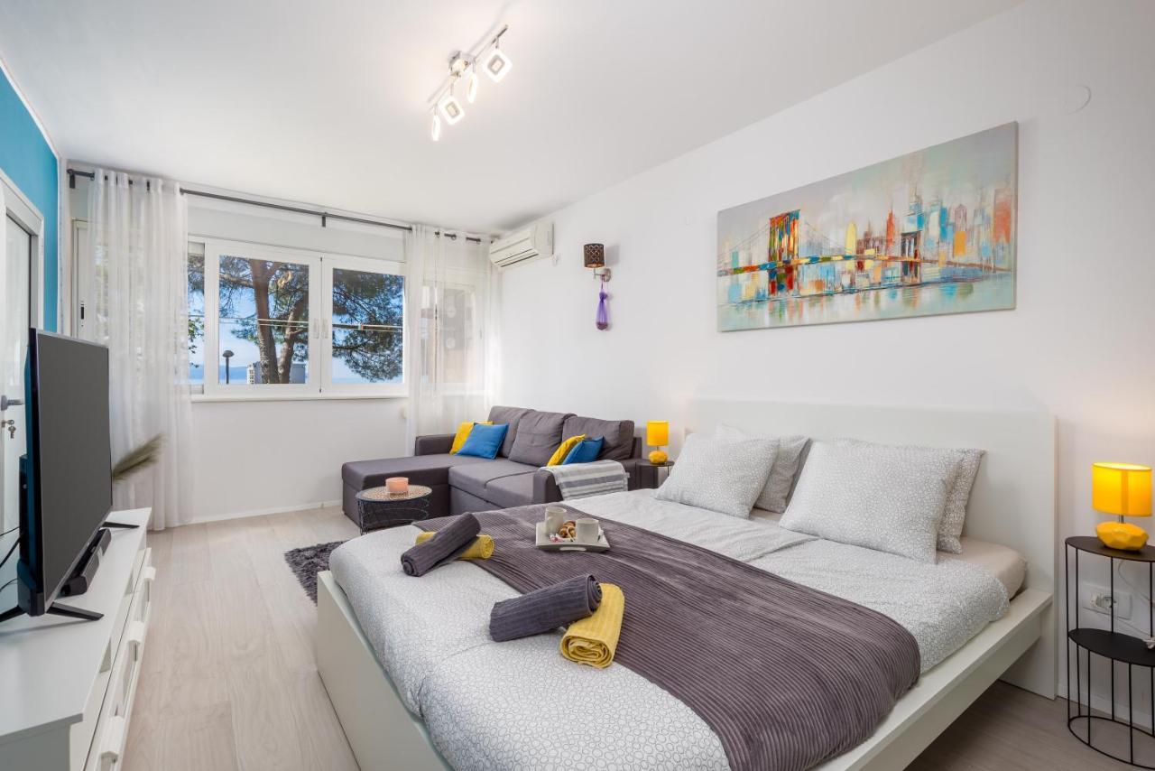 Sunny Studio Apartment With Balcony Fiume Esterno foto